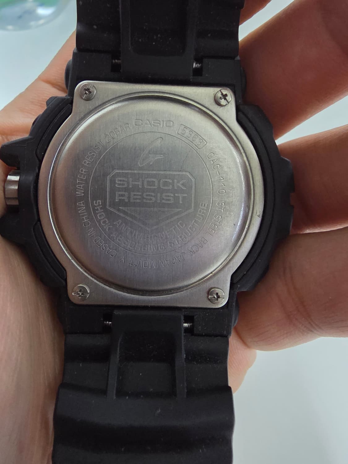 [정품] 지샥(G-SHOCK) 빅페이스 아날로그 GAC-110 판매합니다 상품이미지2