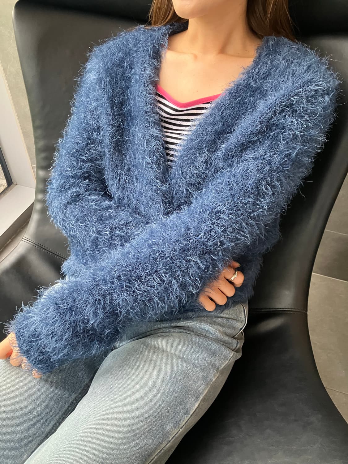 [FREE] 빈티지 보카시 부클 가디건  15791 상품이미지1