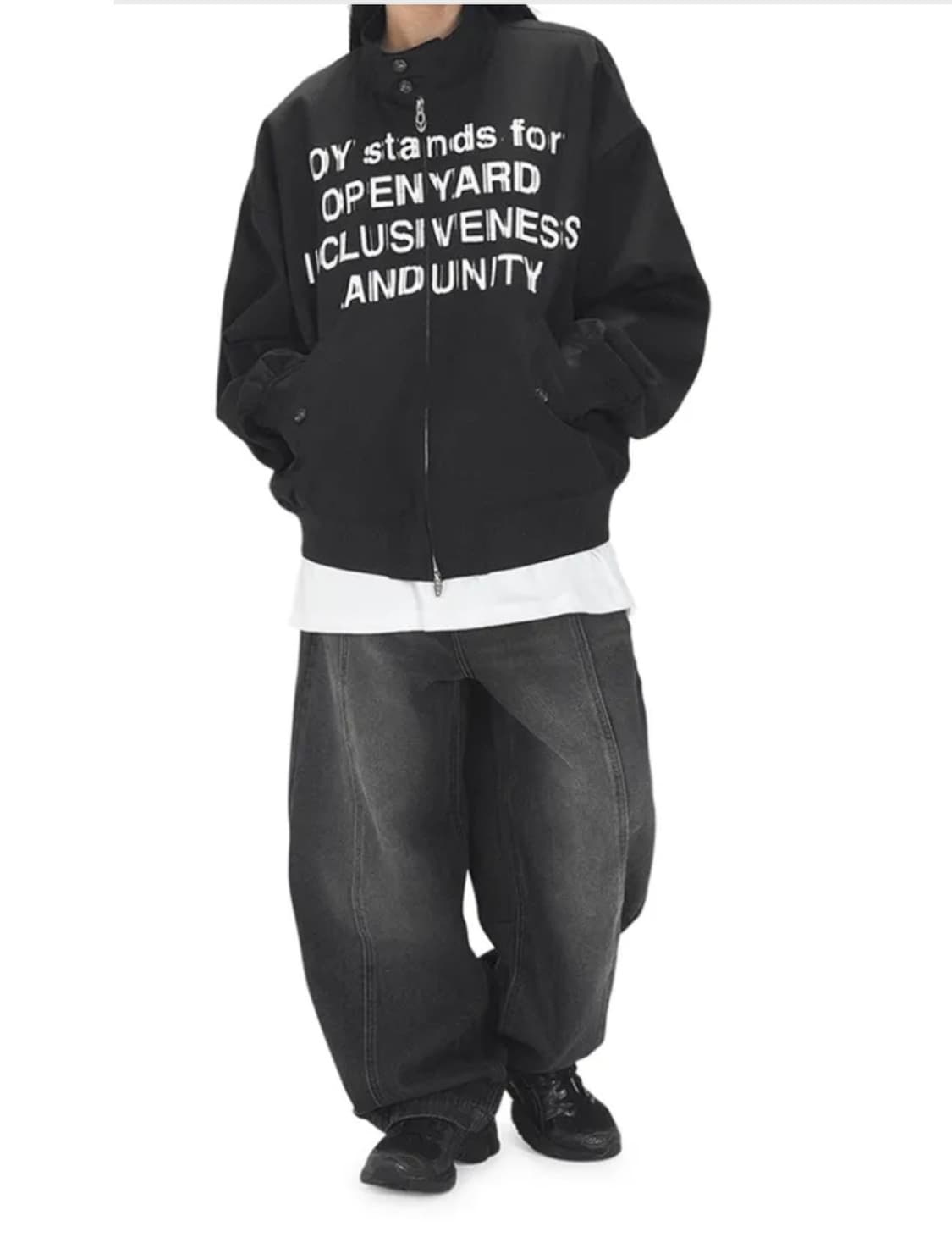 Oy SENSE HARRINGTON JACKET - BLACK(1사이즈) 상품이미지3