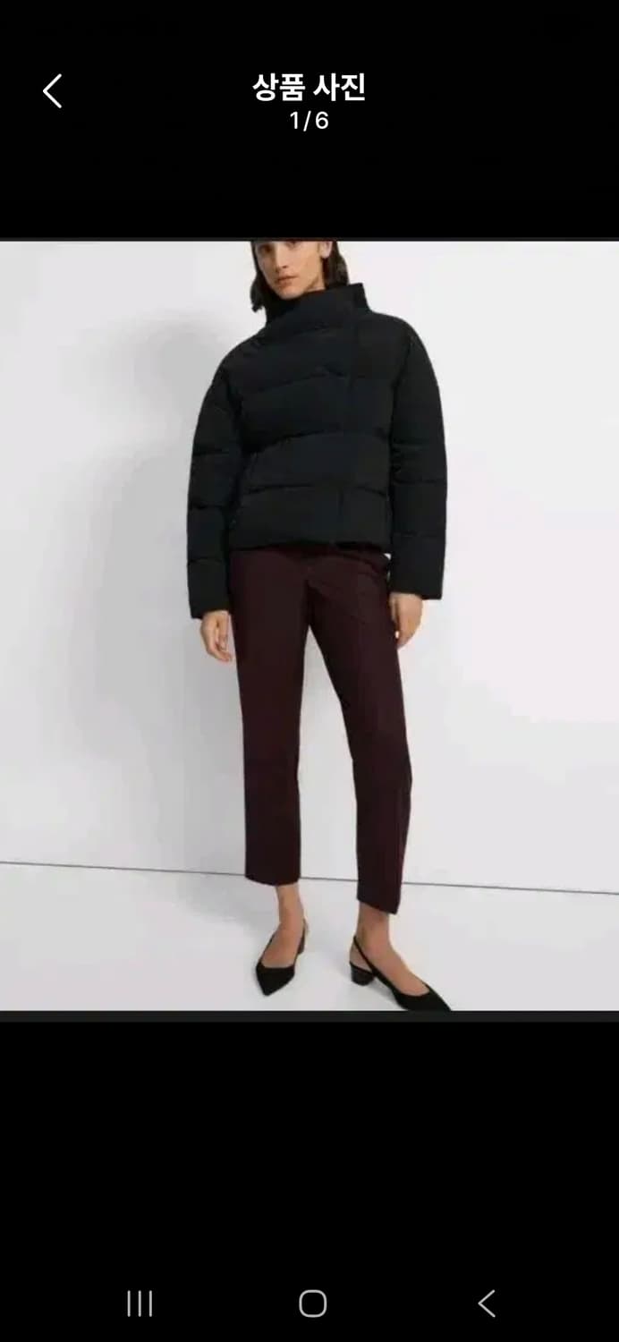 Theory  띠어리  오프셋 푸퍼 패딩 다운숏패딩 p 상품이미지2