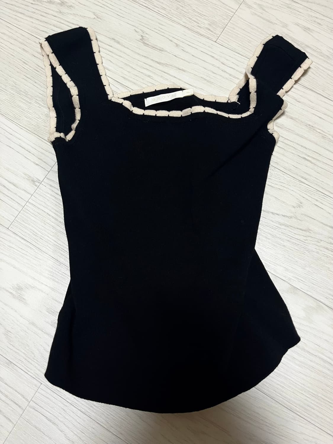 그로브 sally knit 니트 반팔 새상품 상품이미지4