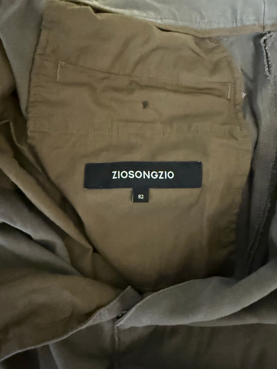 지오송지오 타임리스 세미와이드 팬츠 브라운 상품이미지2