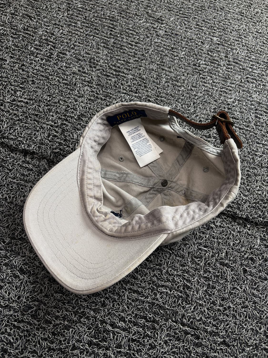 폴로 랄프로렌 포니로고 가죽 스트랩 치노 볼캡 3367 상품이미지7