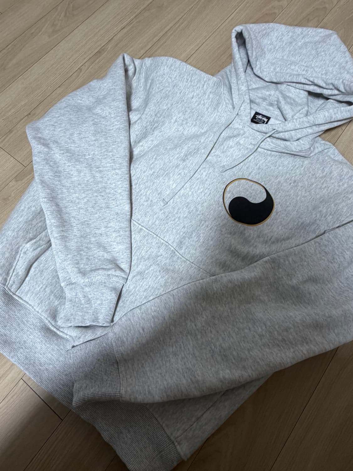 스투시 x 아워레가시 워크샵 드롭 쉐도우 후드 애쉬 헤더 M 상품이미지1