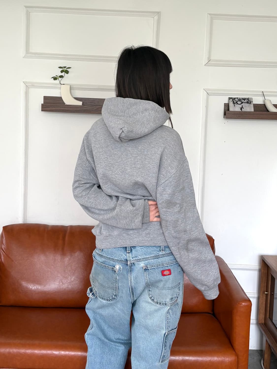 90‘s 러셀 후드 그레이 블랭크 상품이미지7