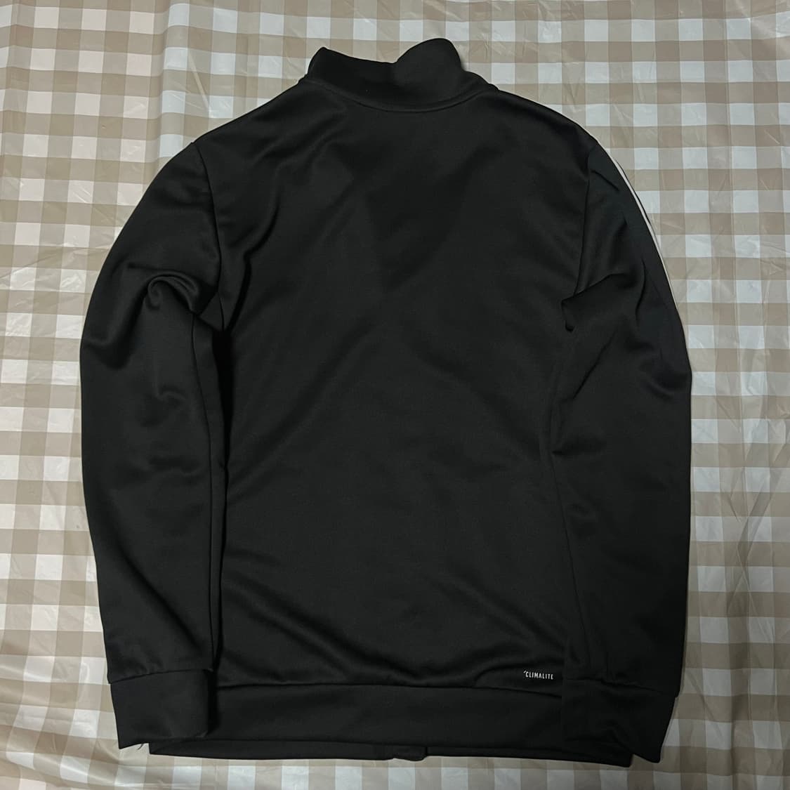 아디다스 여성 져지 블랙 160 트랙탑 삼선 집업 검정 Y2K 상품이미지4