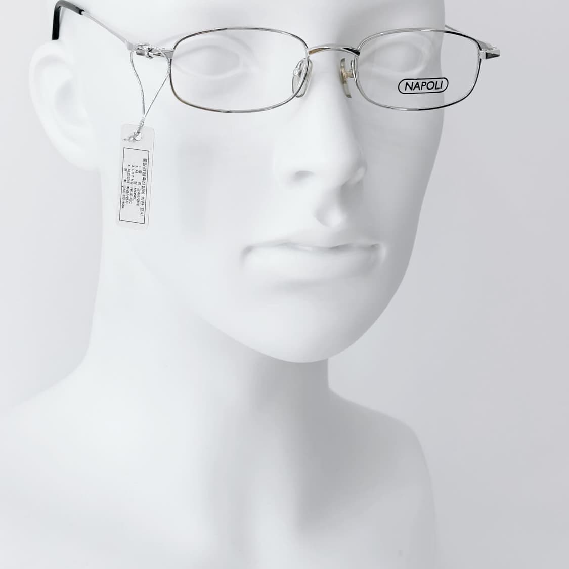 NAPOLI 실버 스퀘어 데드스탁 빈티지안경 상품이미지5