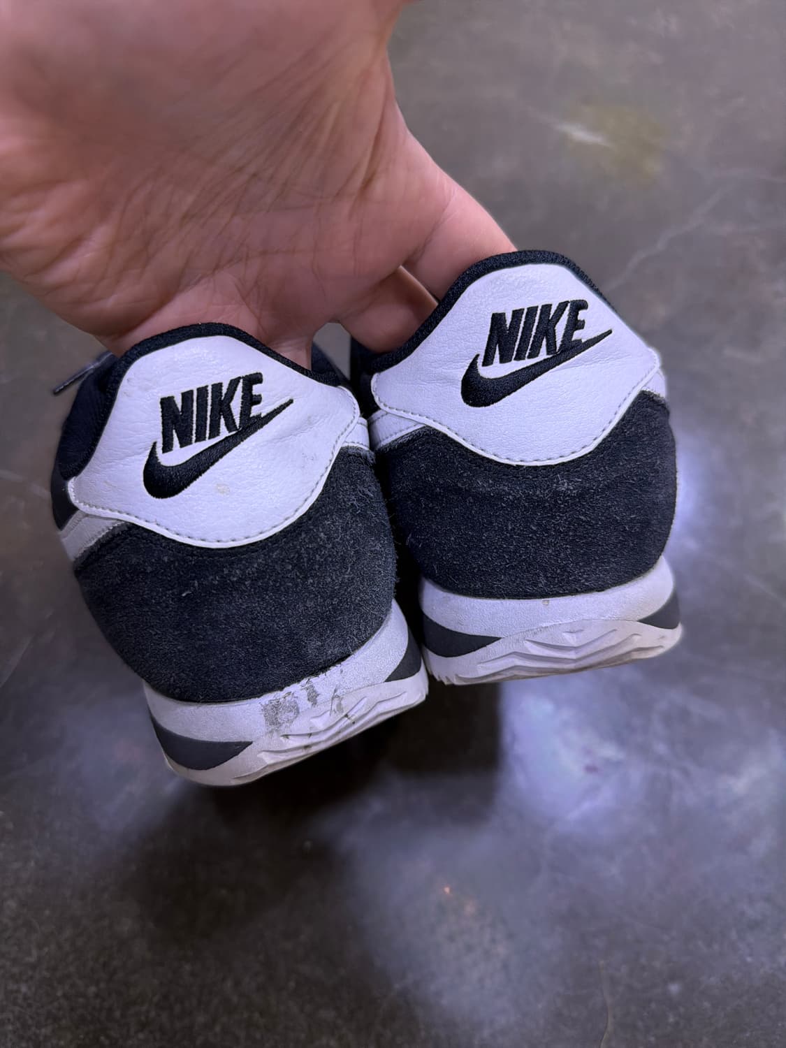 나이키 클래식 코르테즈 나일론 스웨이드 블랙 화이트 285 상품이미지6