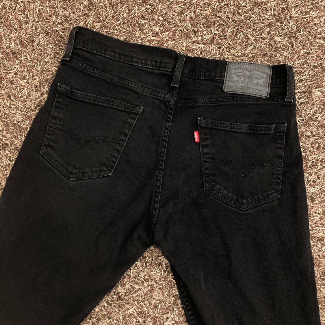 리바이스 511 블랙진 데님 팬츠 상품이미지4
