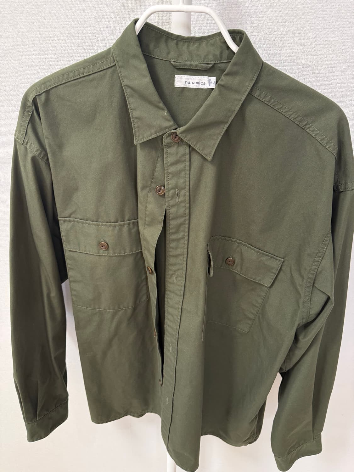 나나미카 유틸리티 라이트 윈드셔츠 카키 L사이즈 상품이미지2