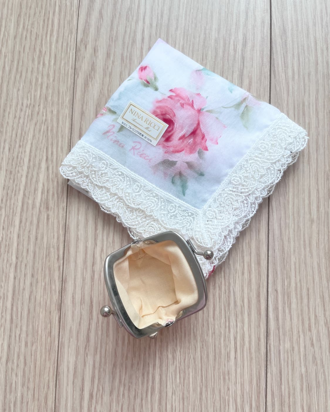 빈티지 레이스 손수건 + 동전지갑  상품이미지2