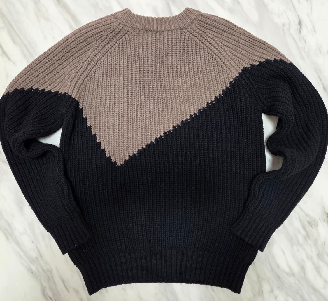 아이엠아이 크루넥 배색 니트 상품이미지2