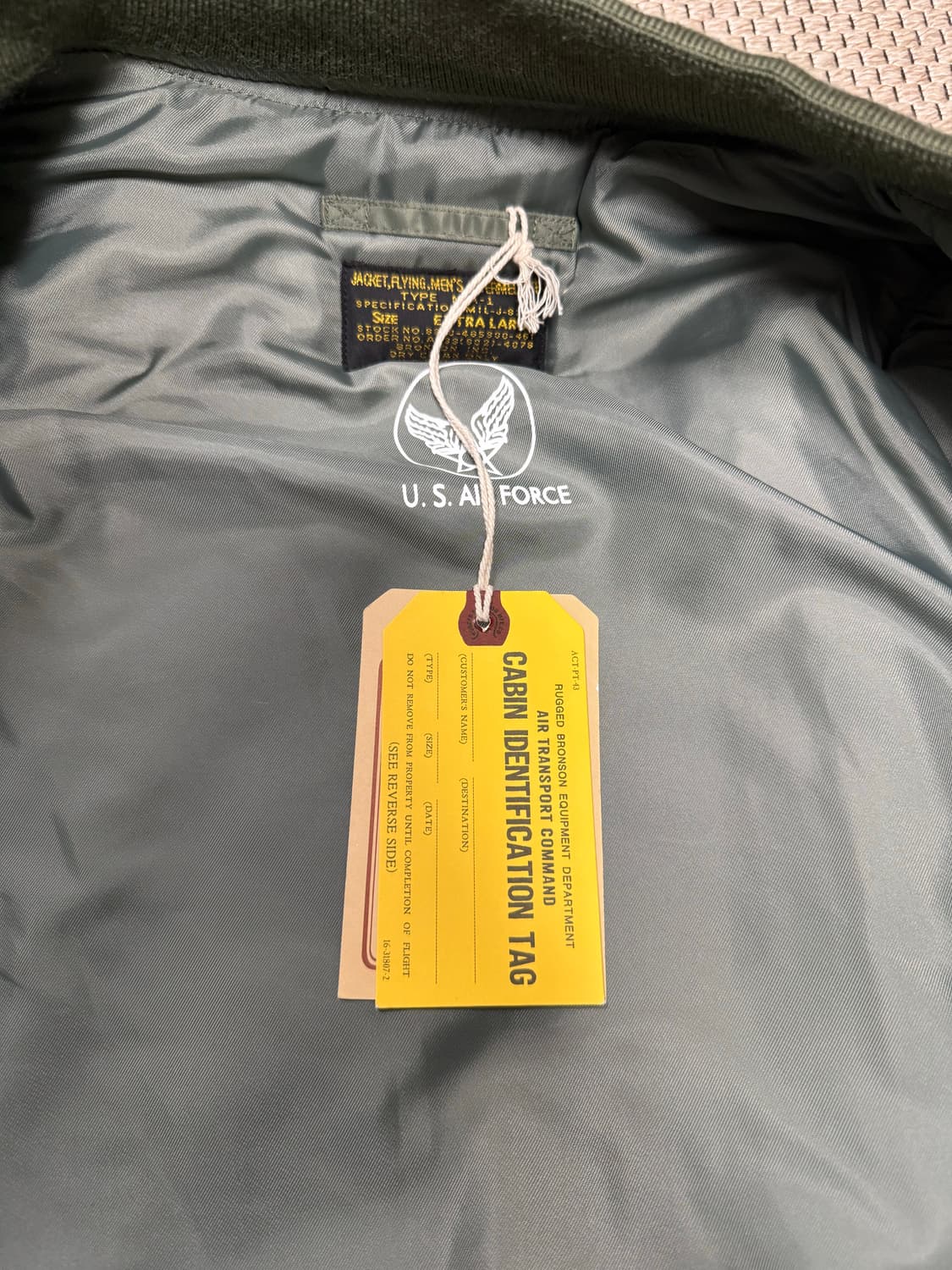 브론슨 MA-1 KR버전 XL 상품이미지2