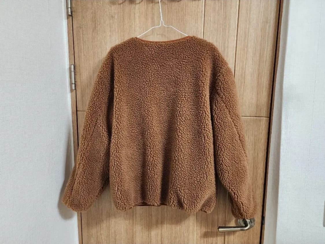 (F)여성 톰보이 뽀글이 집업 가디건 상품이미지3