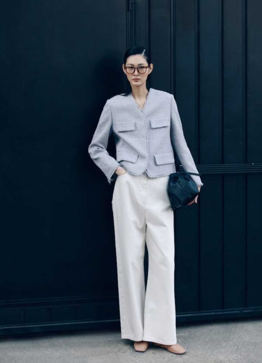 구호 2025년 봄컬렉션 시퀸 트위드 자켓 2사이즈 상품이미지2