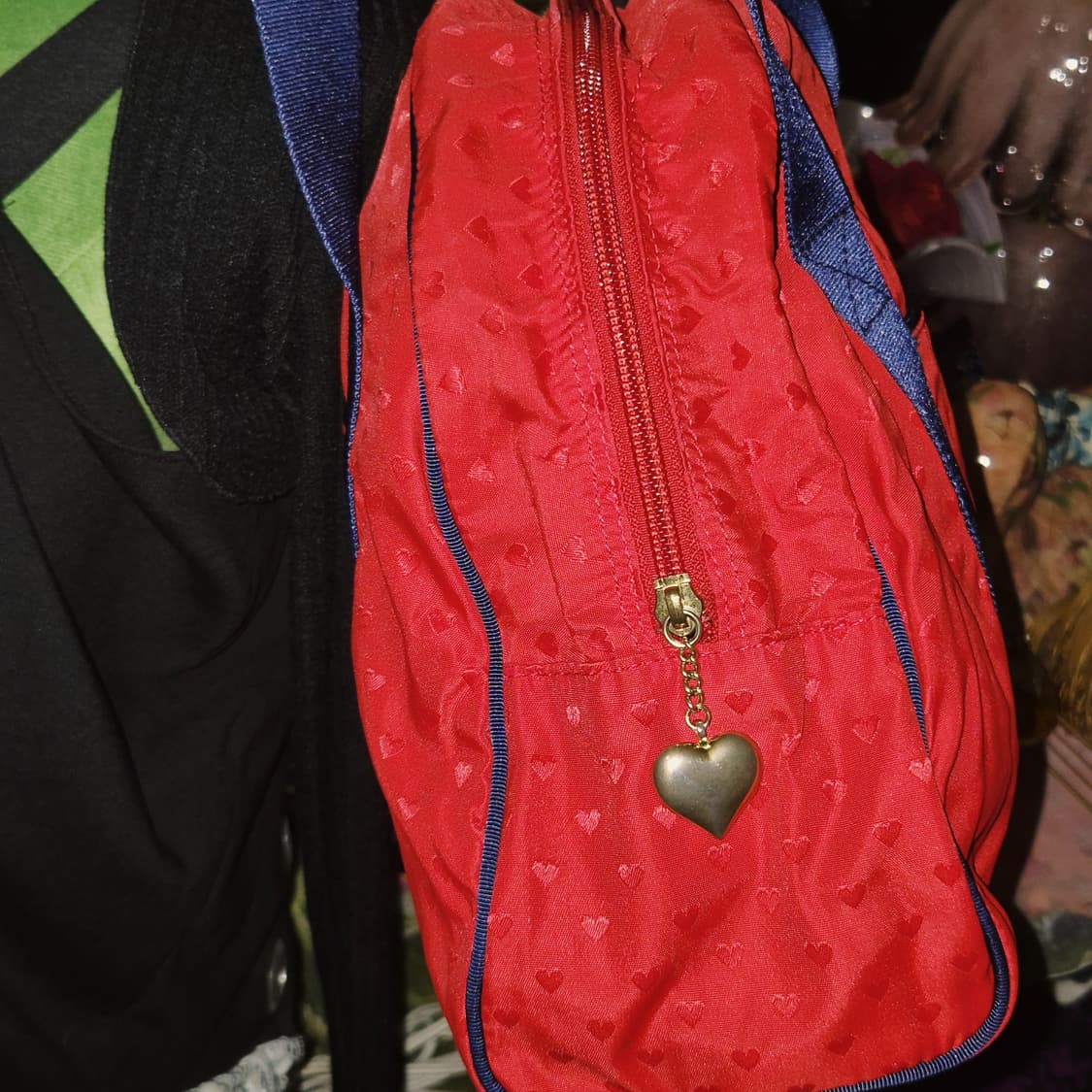 90s 모스키노 러브 하트 스포티 보스턴백 상품이미지9