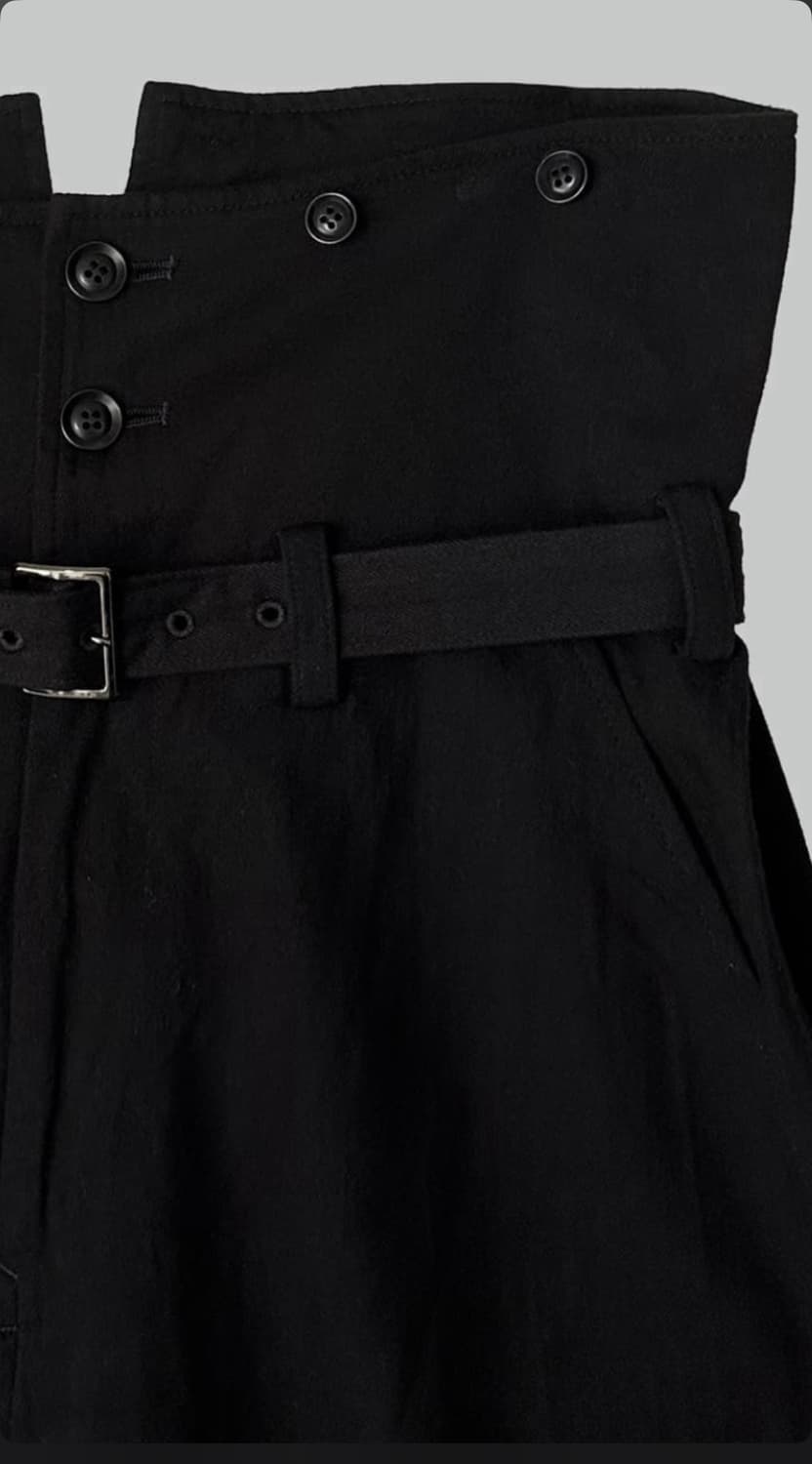 y’s하이 웨이스트 벨티드 팬츠 상품이미지2