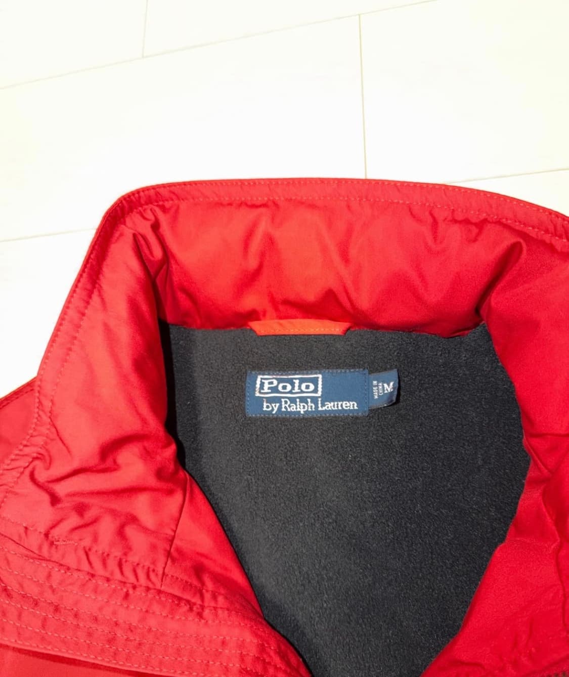 폴로 블루종 레드, 바람막이, 쉘자켓 상품이미지2