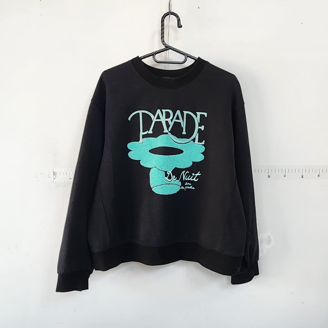 오즈세컨 블랙 맨투맨 티셔츠 상품이미지1