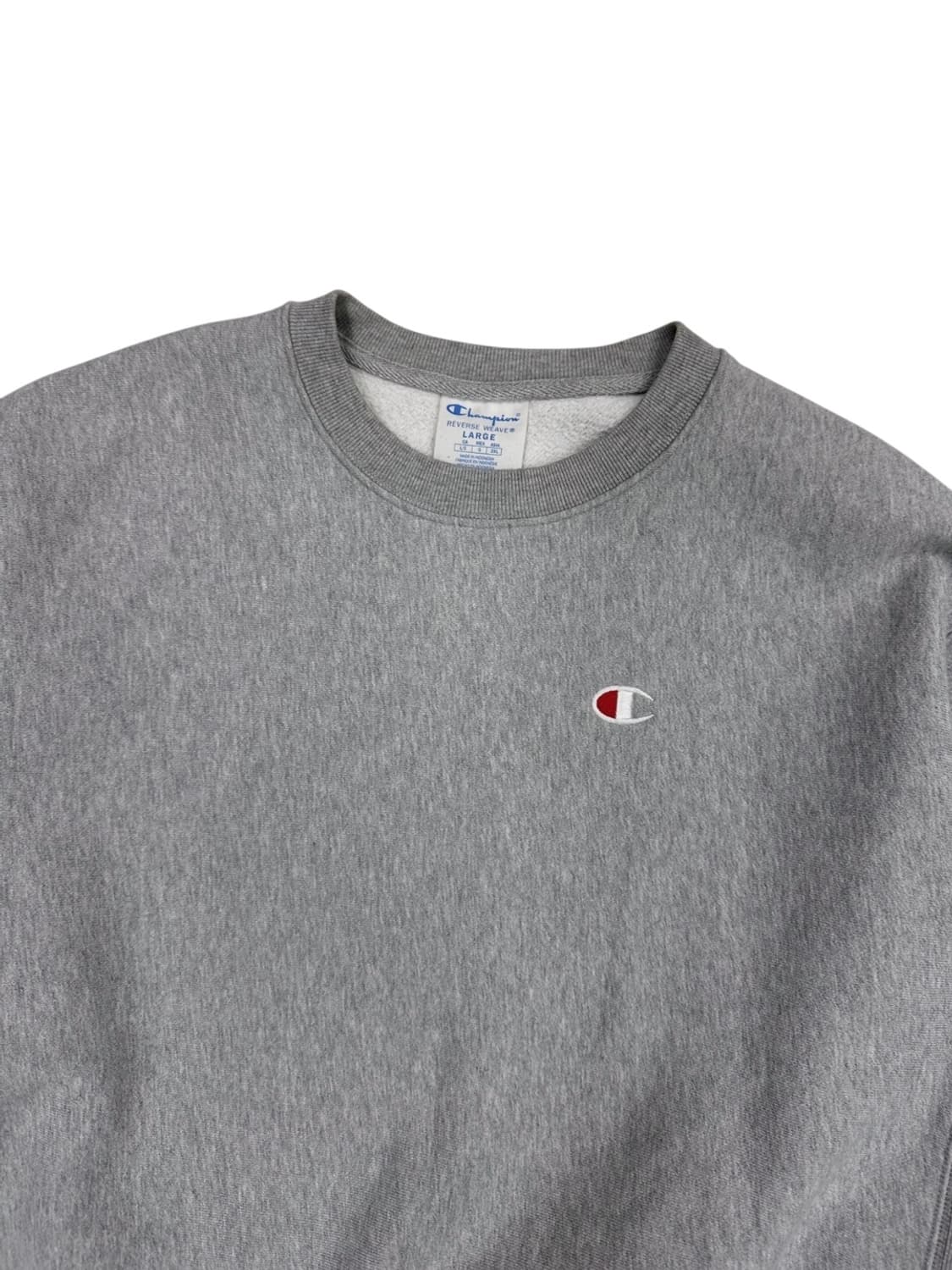 챔피온 리버스위브 맨투맨 그레이 (2XL) 상품이미지2