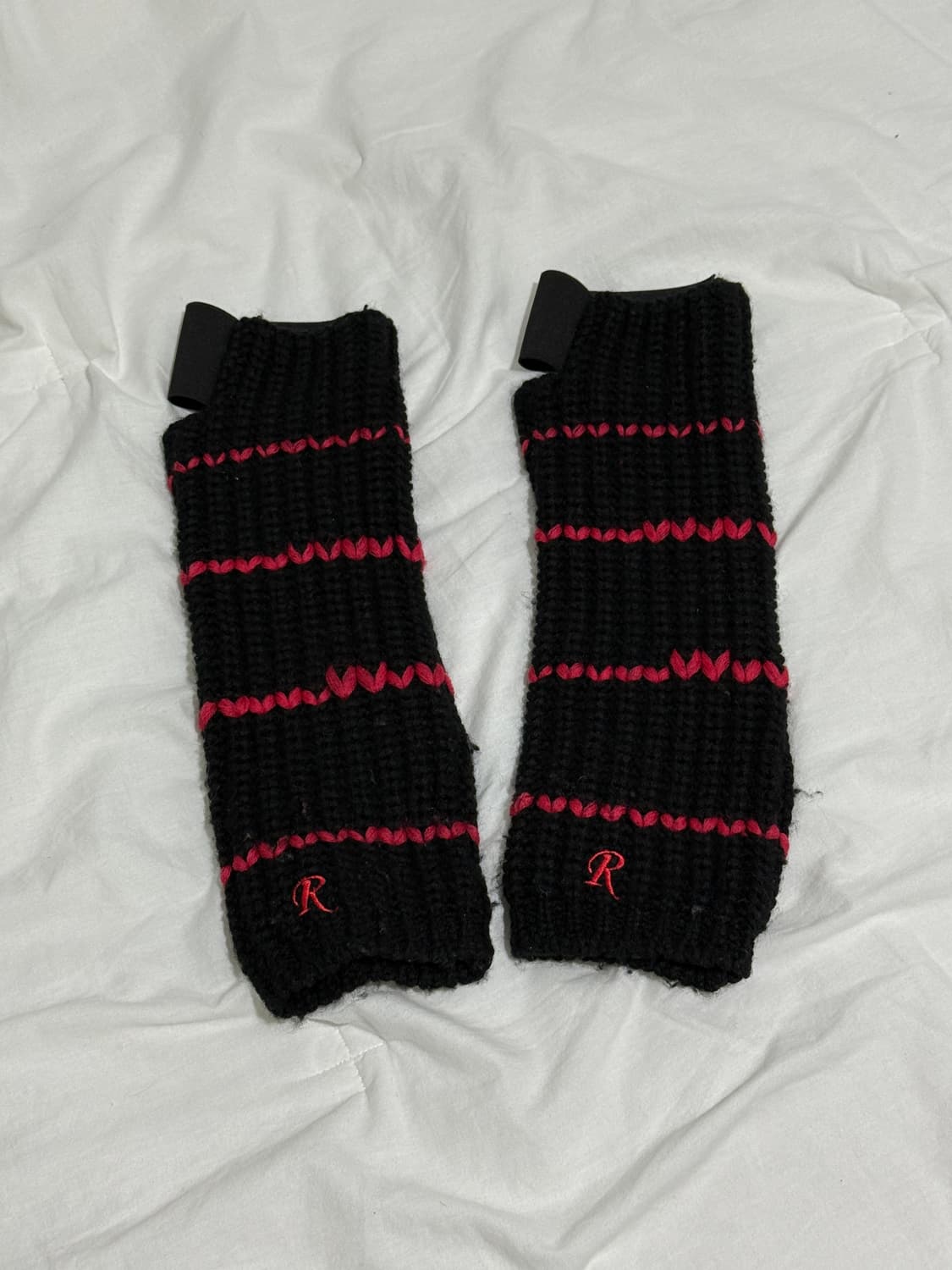 라프시몬스 콘트라스트 니티드 핑거리스 장갑 글러브  상품이미지1