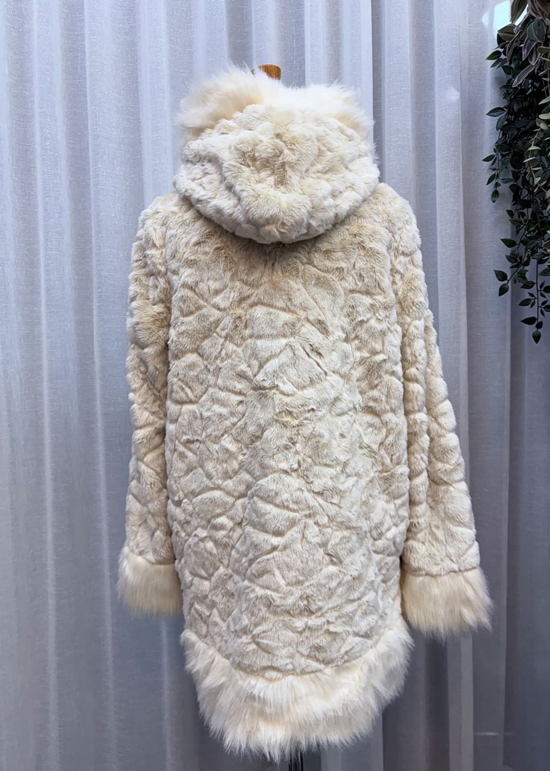 에코퍼 벨크로 후드 코트 상품이미지2