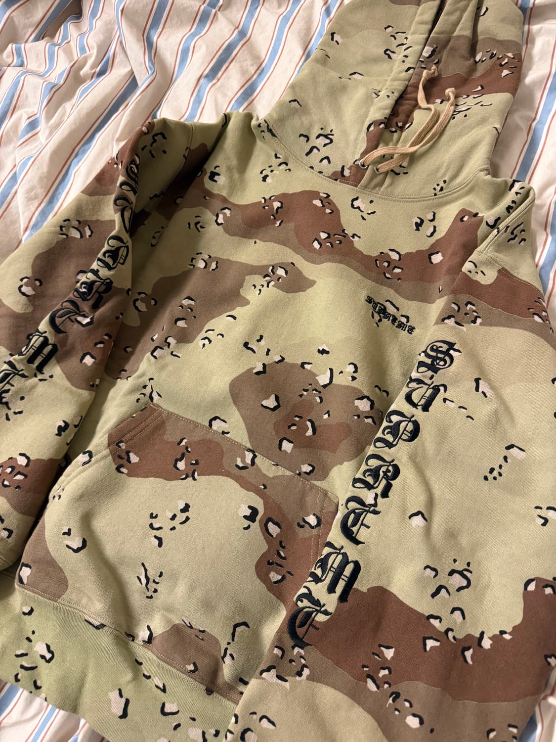 슈프림 자수 후드 M 상품이미지1