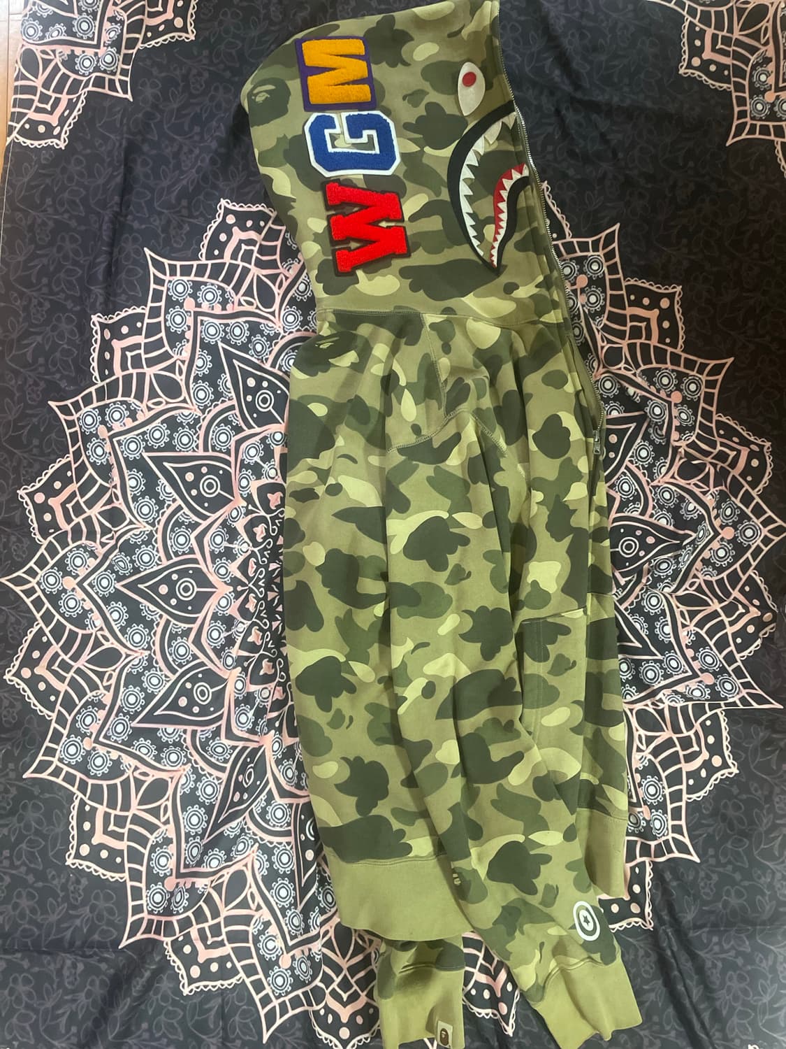 베이프 샤크후드 녹계 상품이미지1