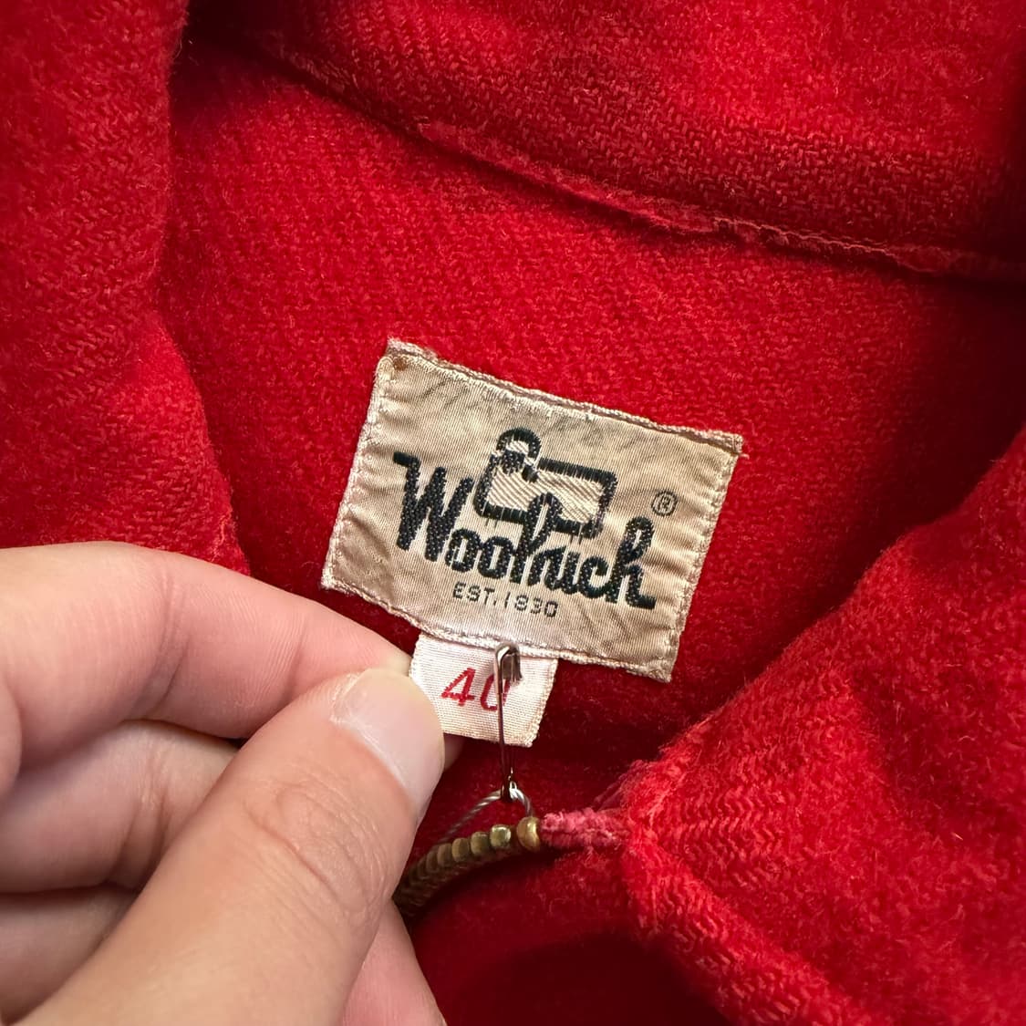 1970s 울리치 빈티지 울렌 밀스 자켓 40 상품이미지7