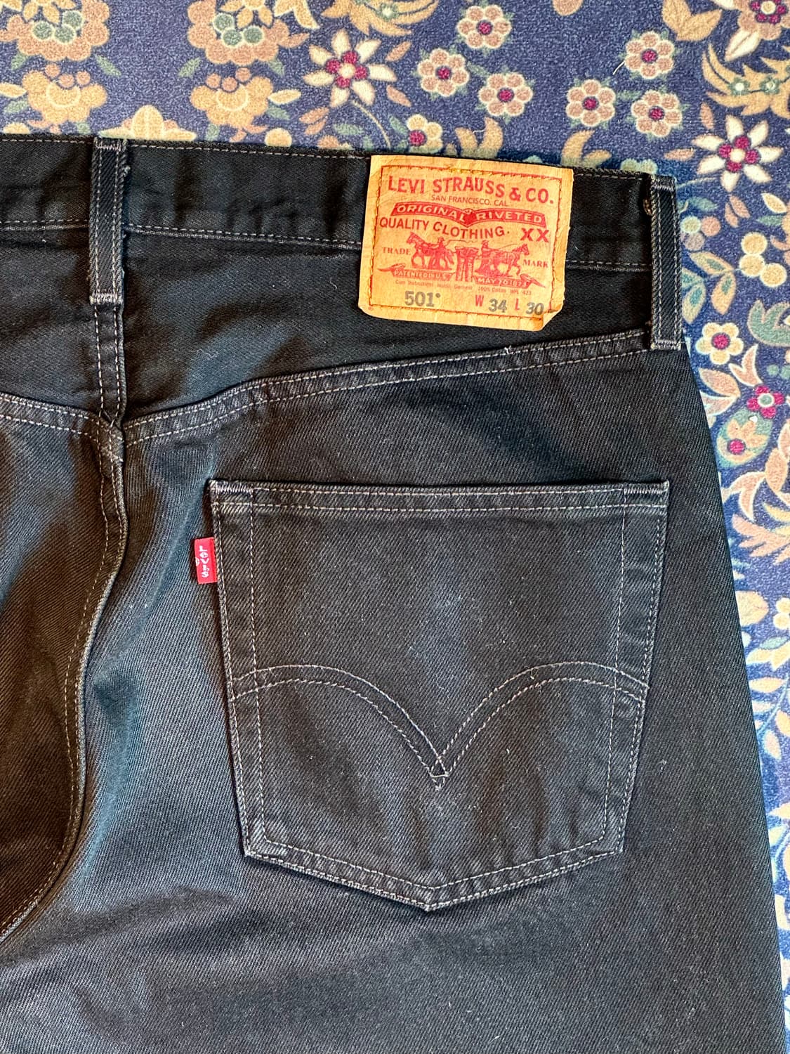 00s 리바이스 맥시코 501 블랙진 상품이미지6