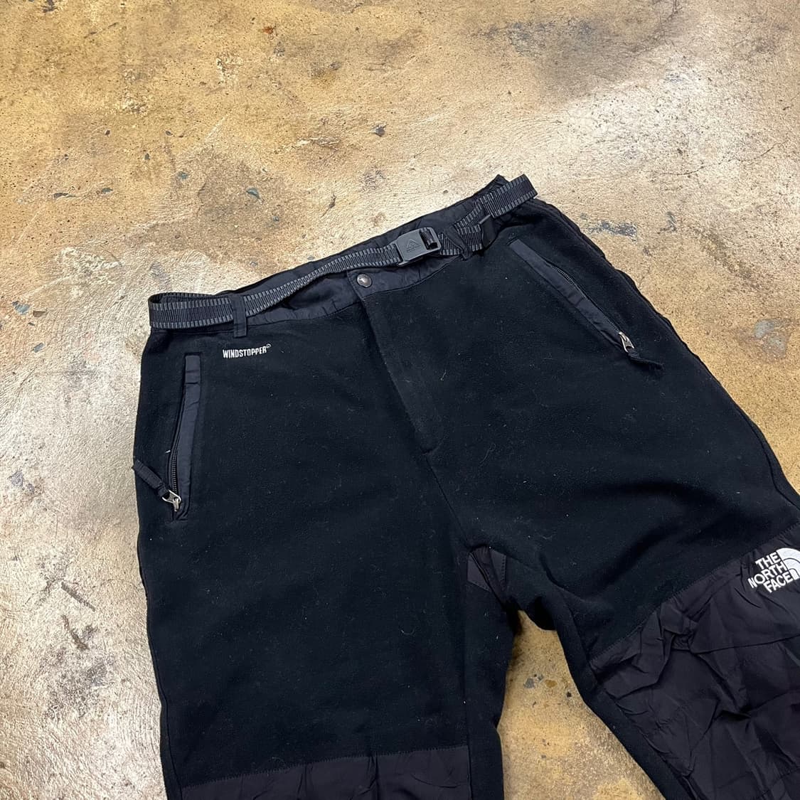 [정품/M] 노스페이스 윈드스토퍼 블랙 바지 b10 상품이미지1