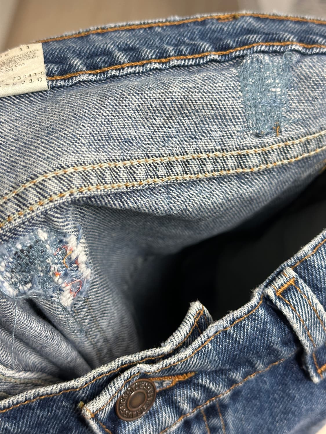 90s 리바이스 505 오렌지탭 (made in usa) 34/36 상품이미지7