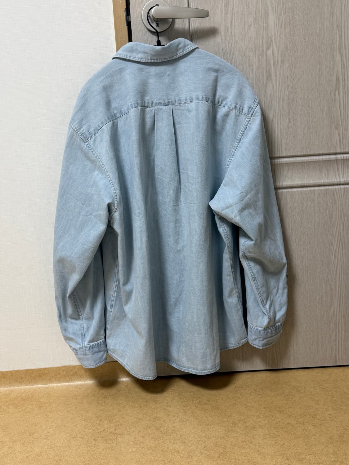 [M] 토마스모어 인디고 버튼다운 셔츠 연청 상품이미지6