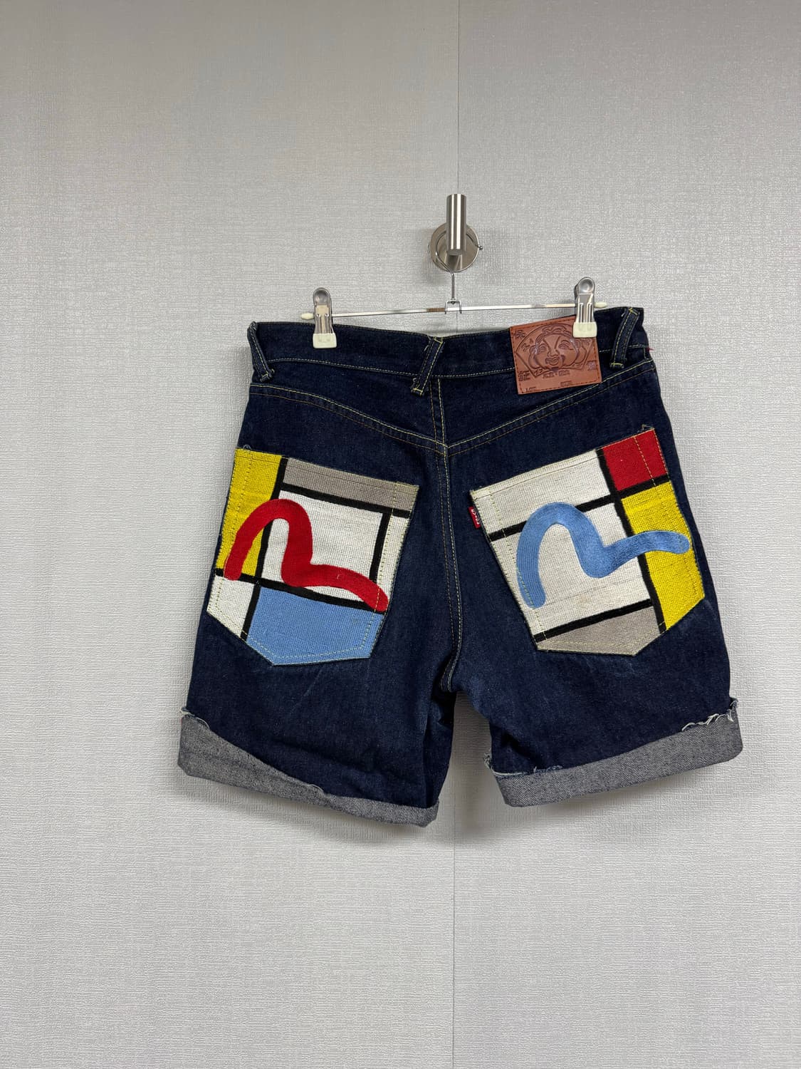 에비수 데님 반바지 상품이미지1