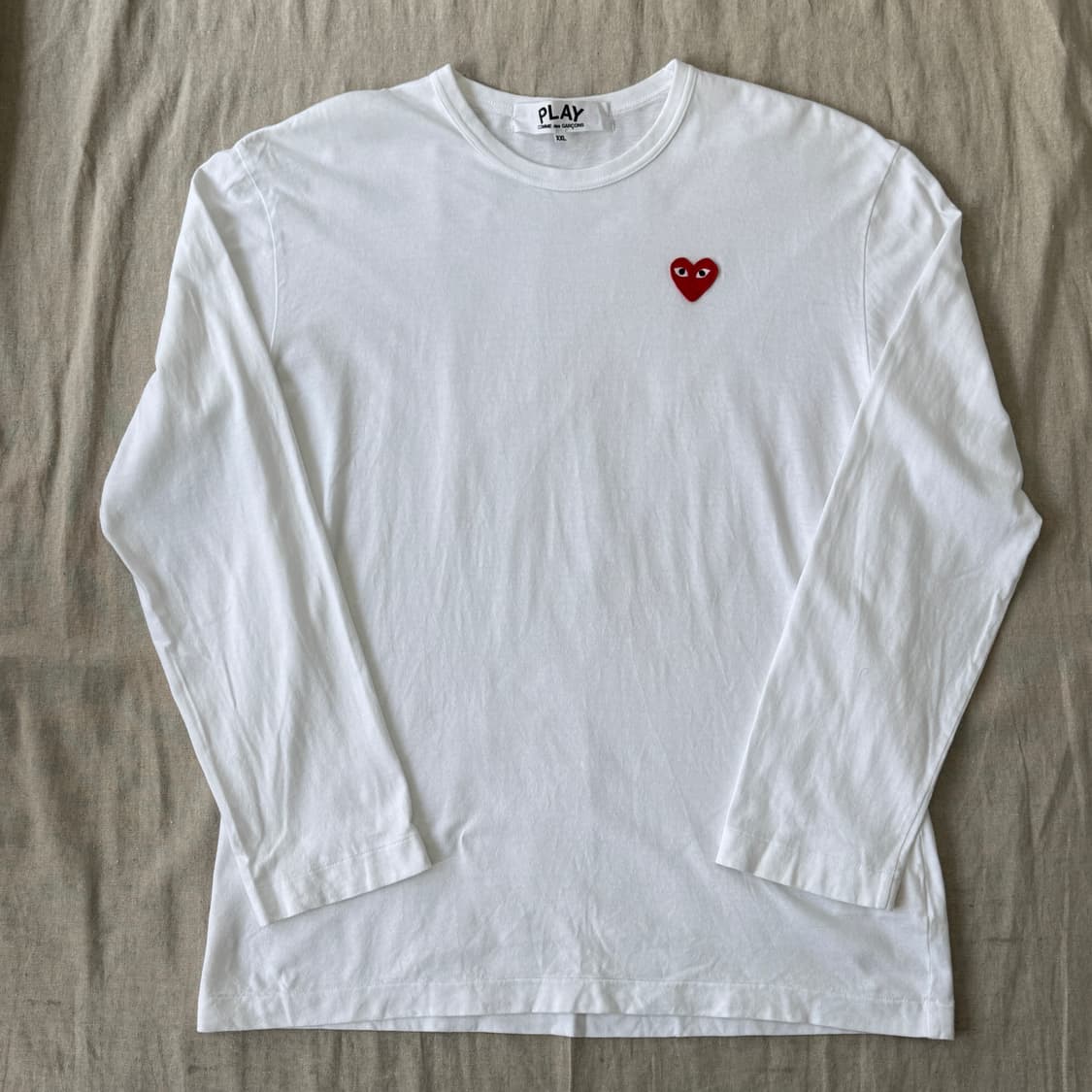 꼼데가르송 레드하트 롱슬리브 XXL 상품이미지1