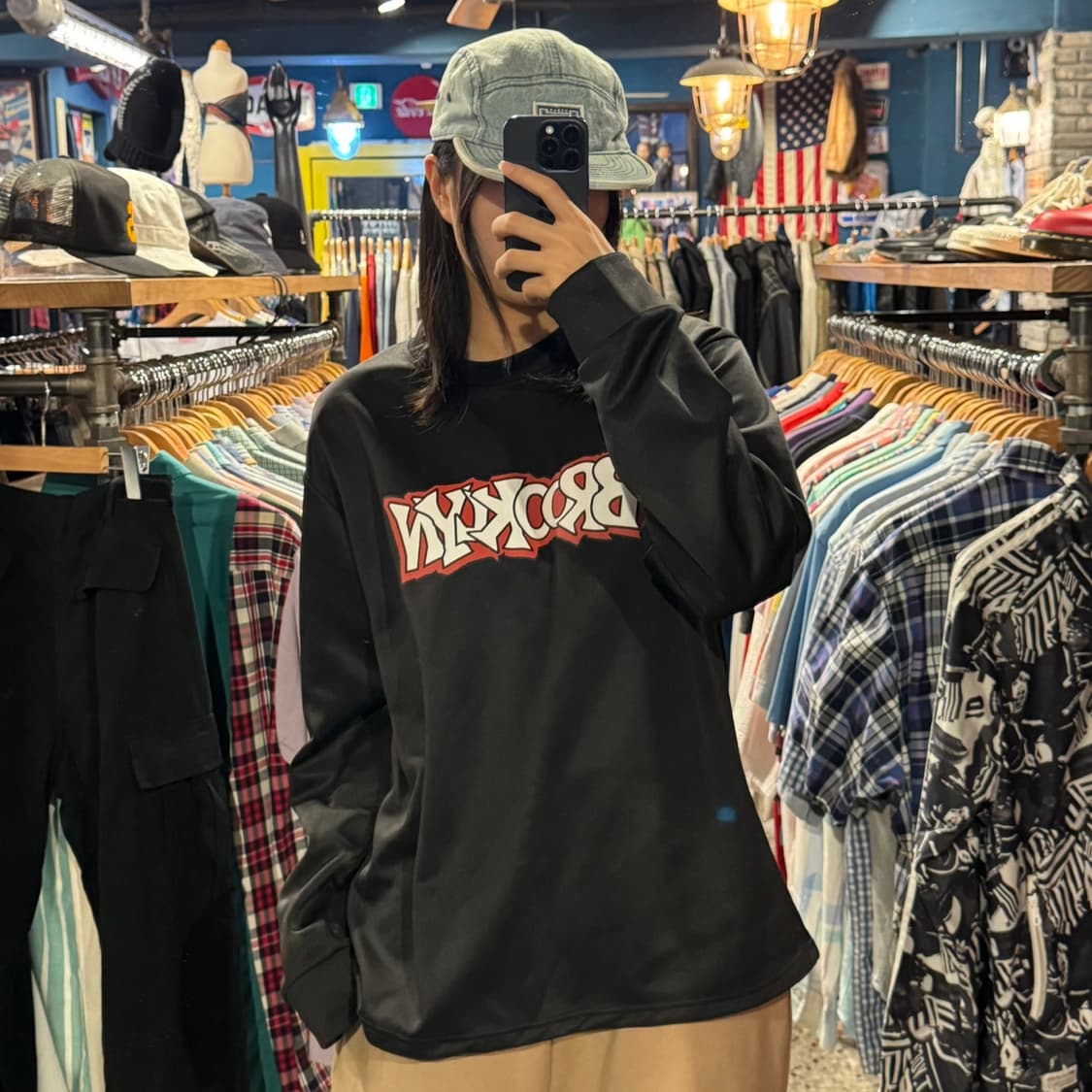 Karl kani 칼카니 브루클린 기모 맨투맨 상품이미지3
