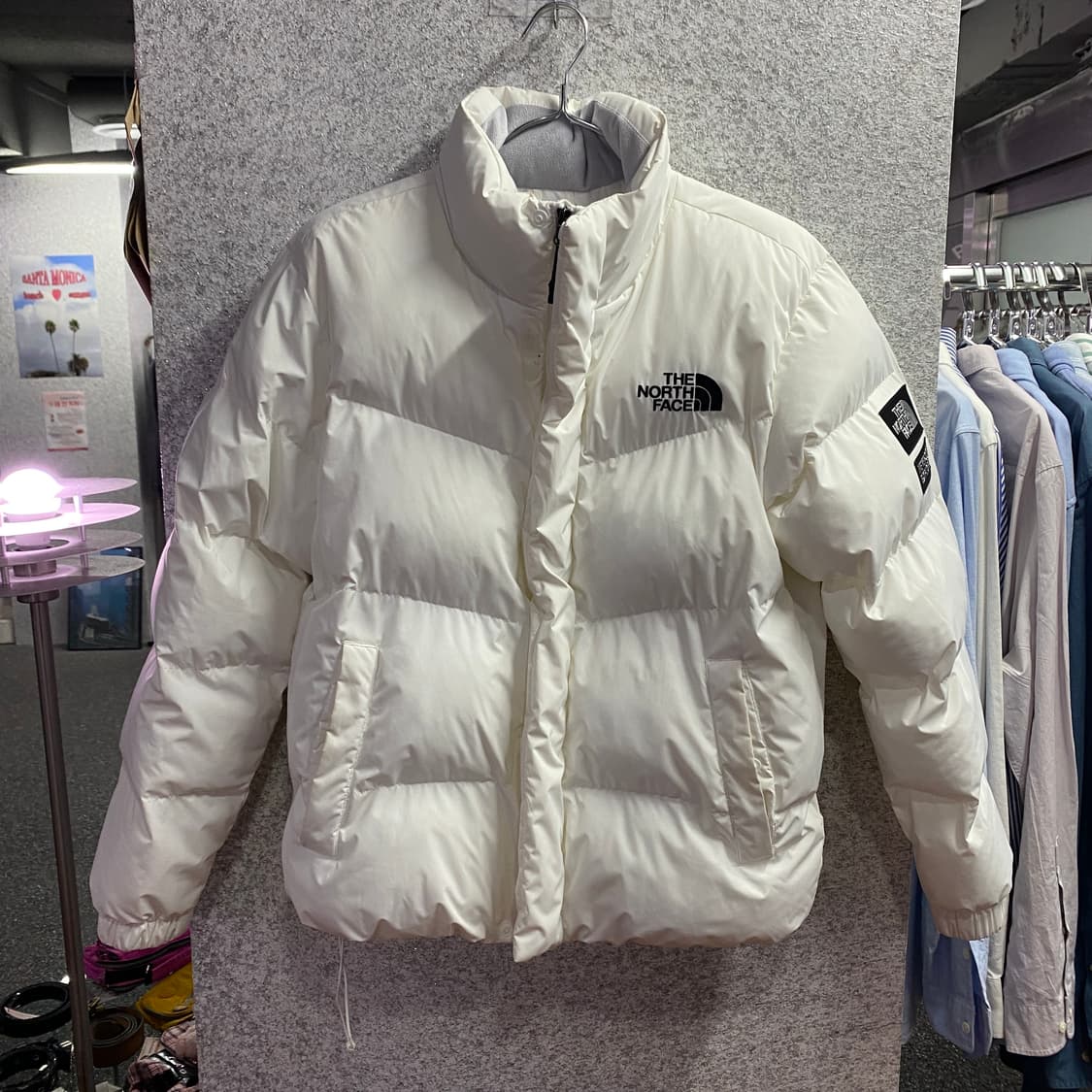 노스페이스 온볼 화이트 스트링 패딩 b3383 상품이미지2