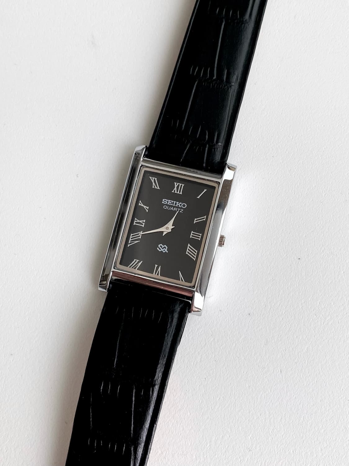 Seiko 세이코 탱크 쿼츠 블랙 상품이미지1