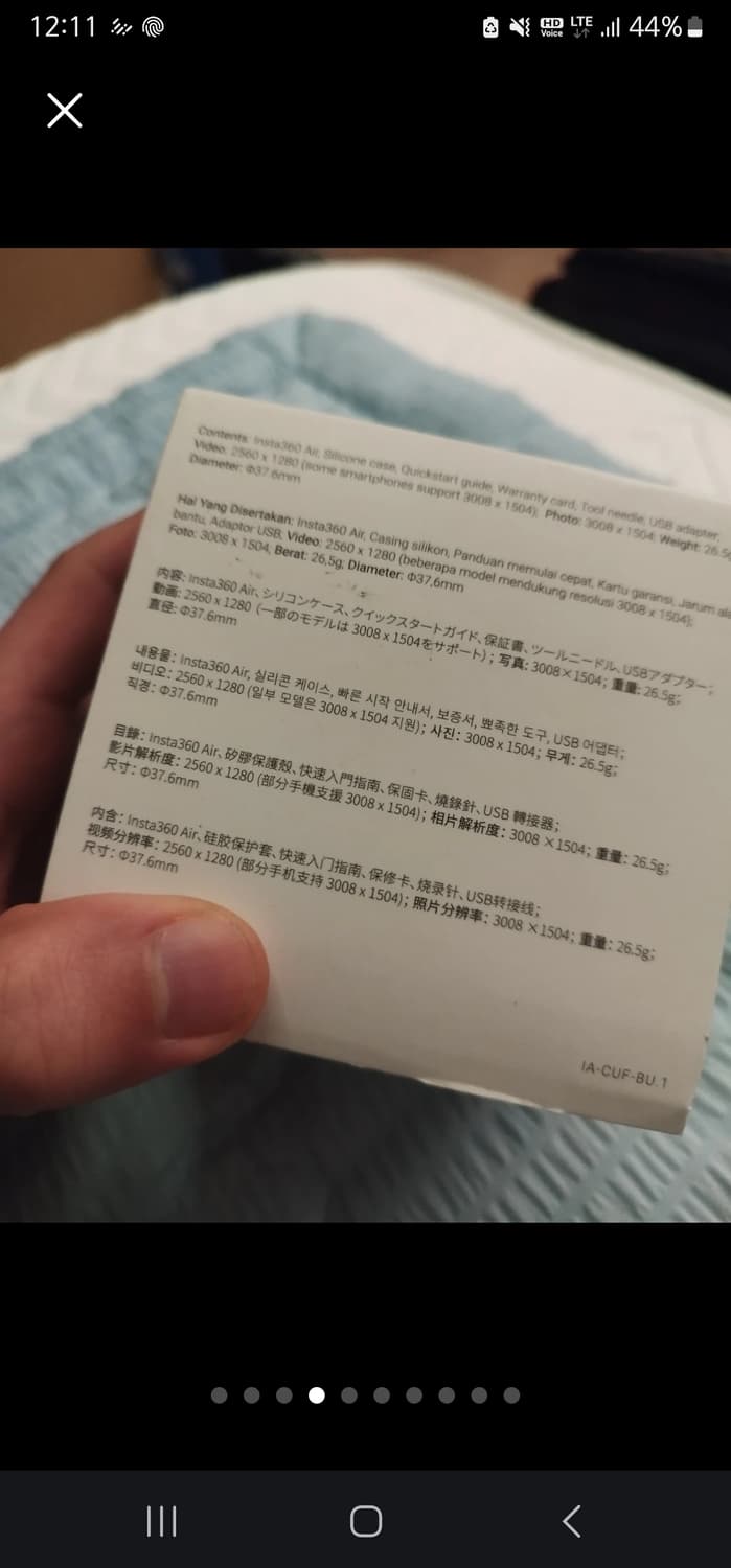 인스타360 Air insta360air 에어 VR카메라 상품이미지7