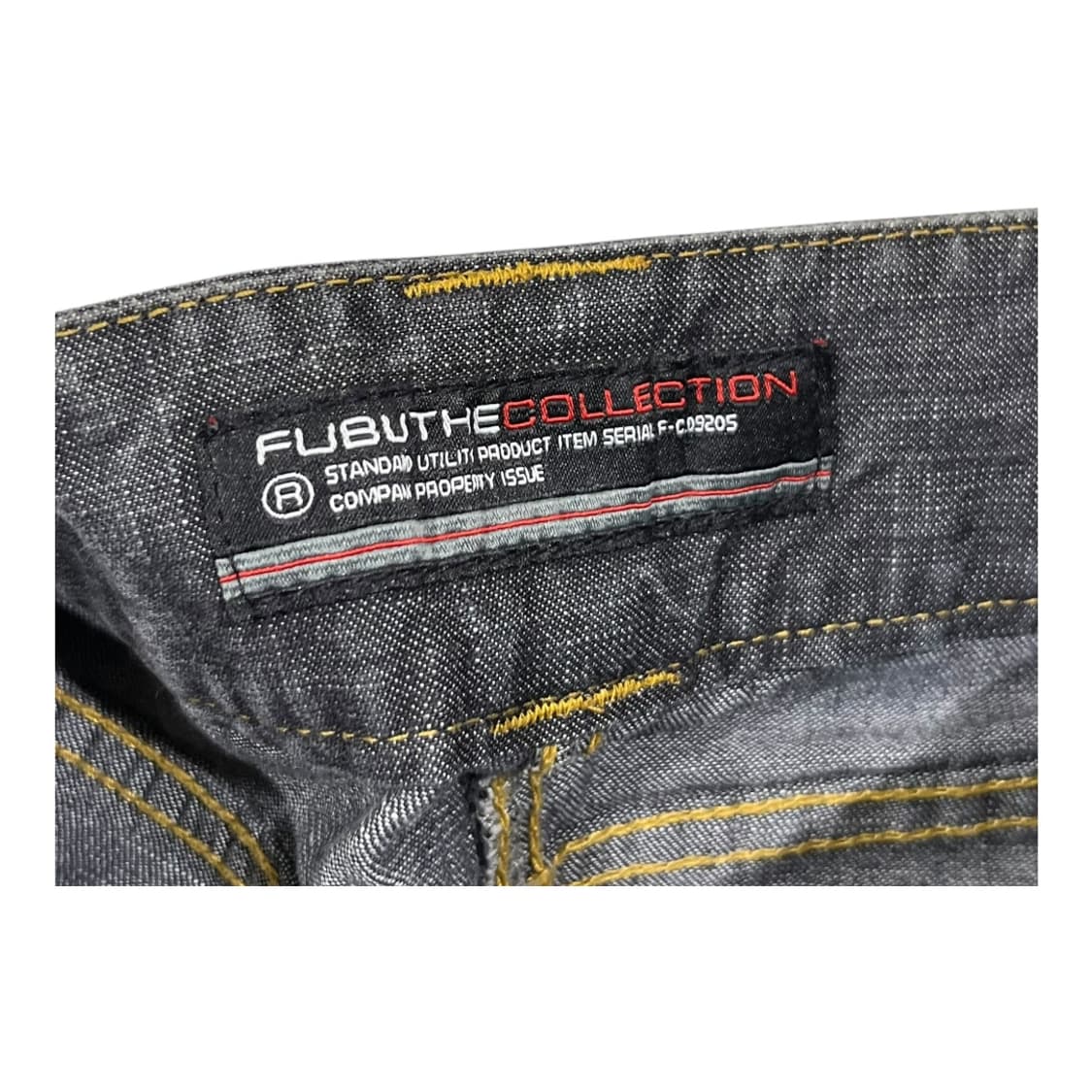 [FUBU] 후부 그래픽 프린팅 데님 미니스커트 상품이미지5