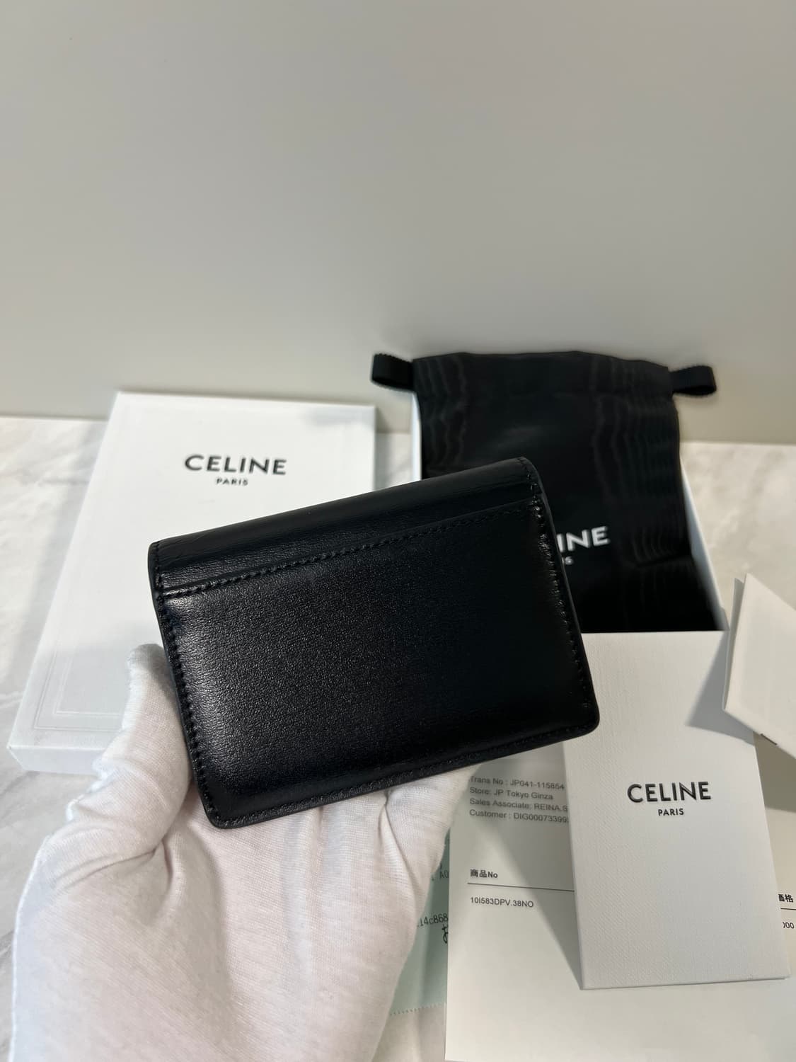 셀린느 샤이니 카프스킨 플랩 카드지갑 상품이미지2