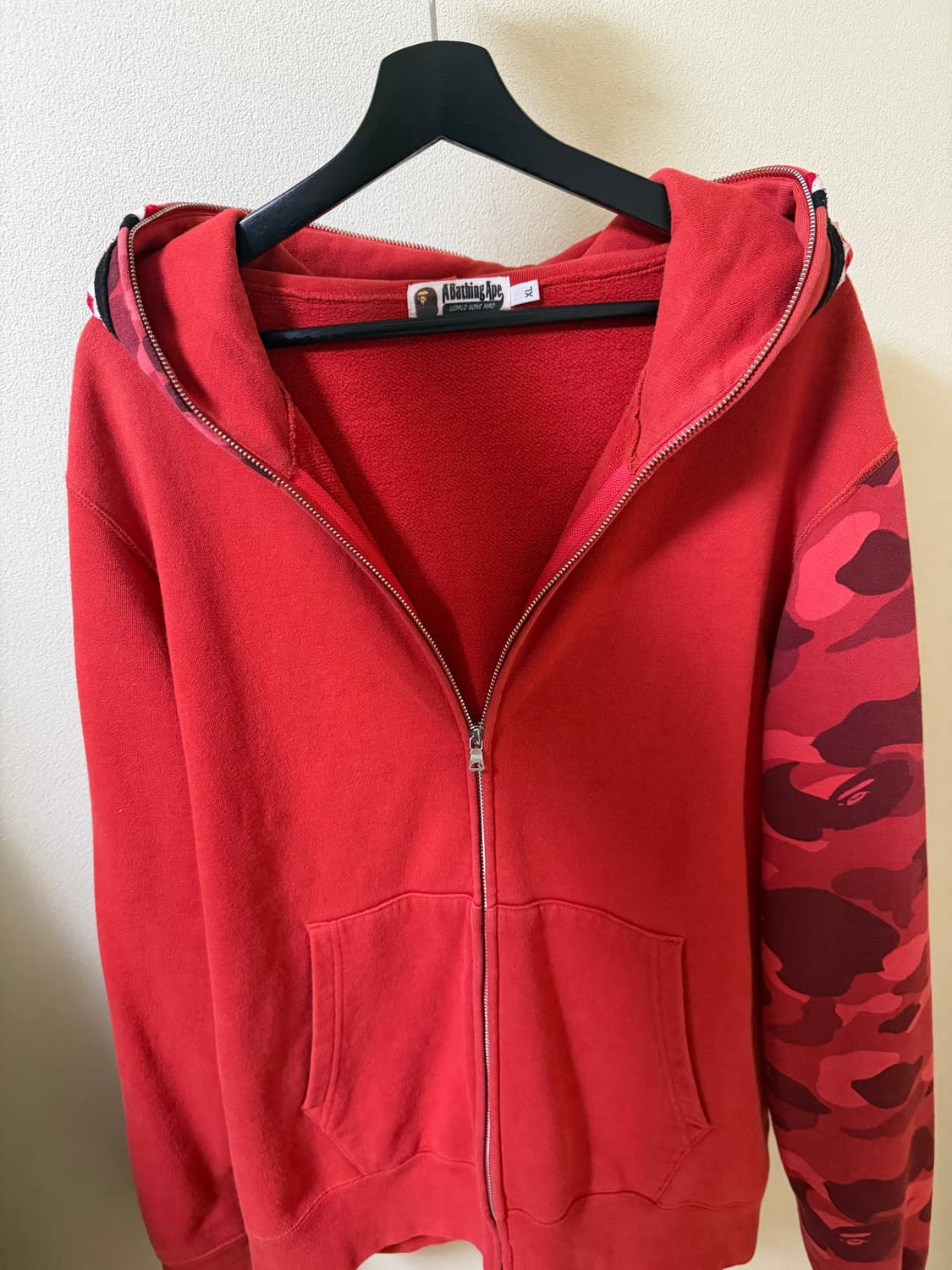 베이프 반카모 적계 후드집업 상품이미지2