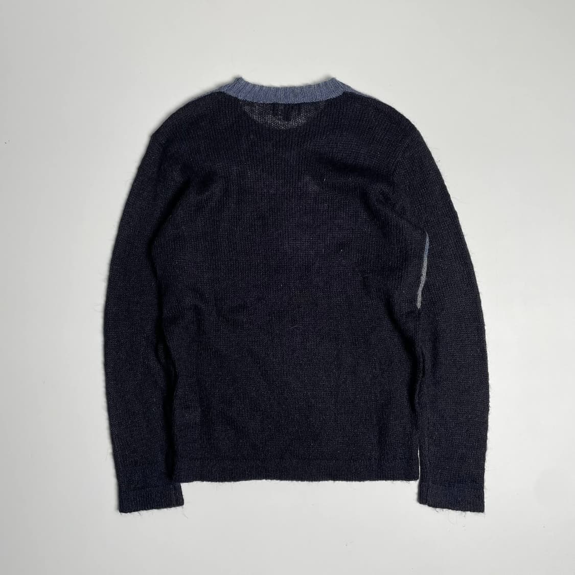 Emporio armani 모헤어 블렌드 컬러블럭 니트 상품이미지5