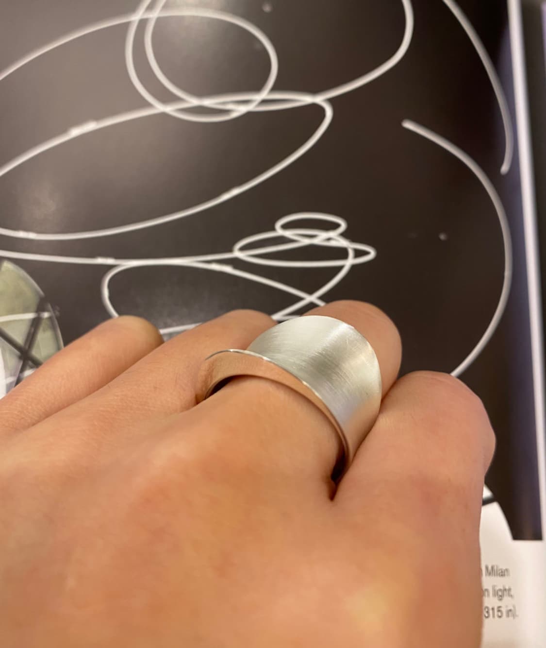 Matte storm 925silver ring🌪️ 상품이미지6