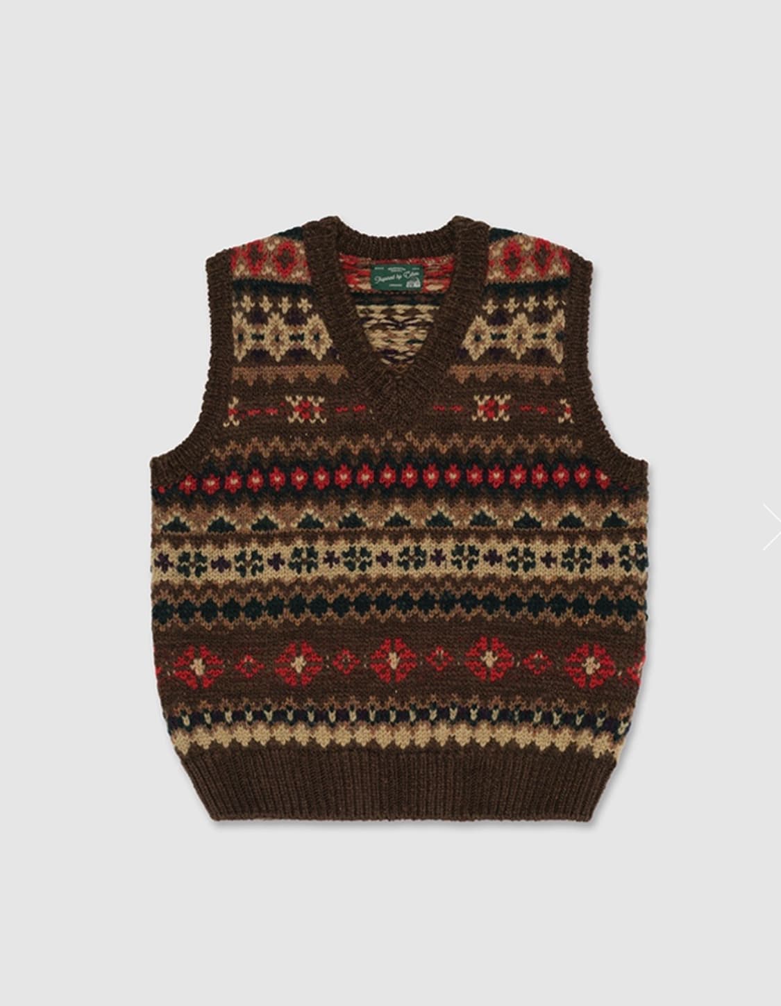 얼바닉30 롯지 니트 베스트 상품이미지1