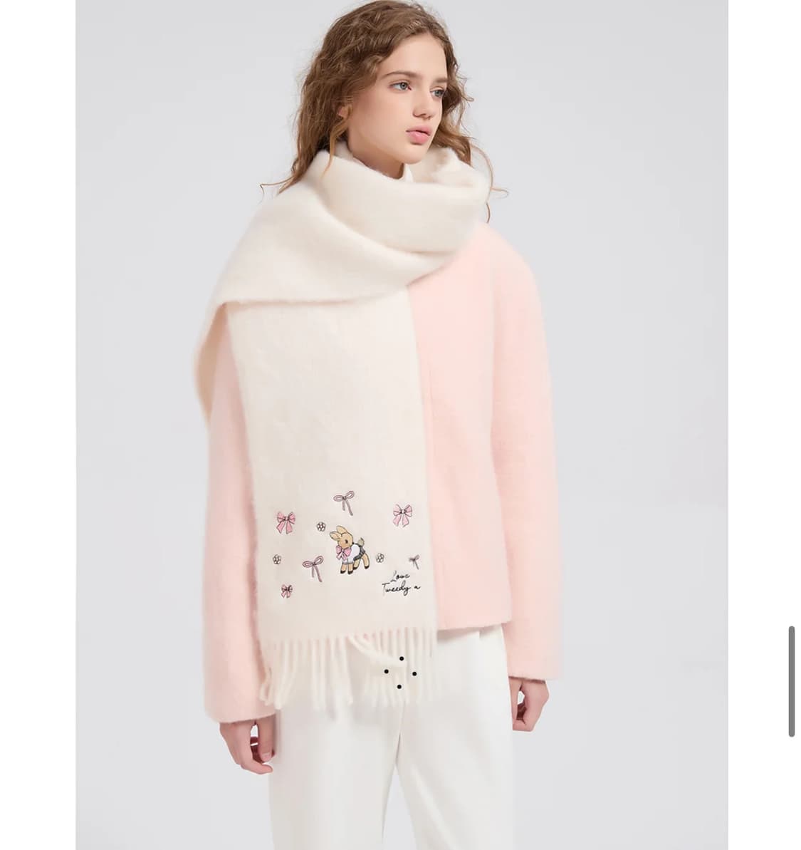 [트위디아] Dia Love Ribbon Muffler 머플러 / 시눈 상품이미지2