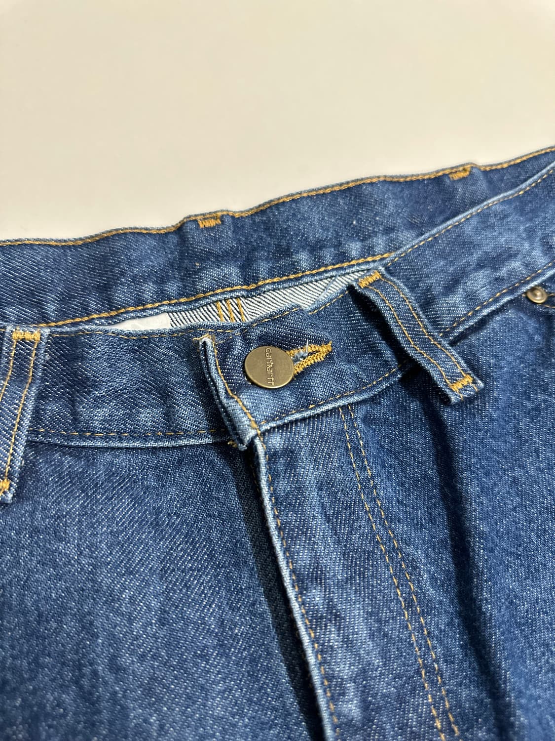 칼하트 B73-DST 더블니 데님 팬츠 33x30 상품이미지6