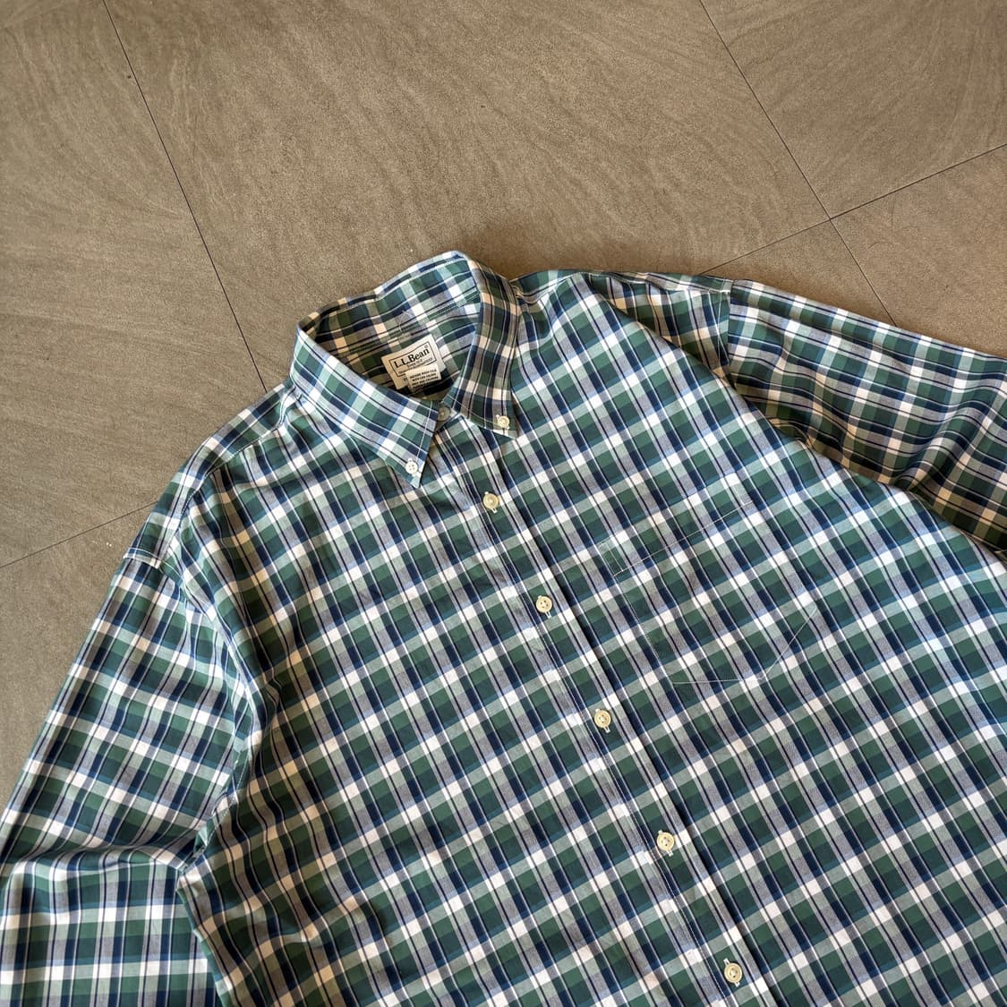 L.L.bean 정품 엘엘빈 체크 셔츠  상품이미지2