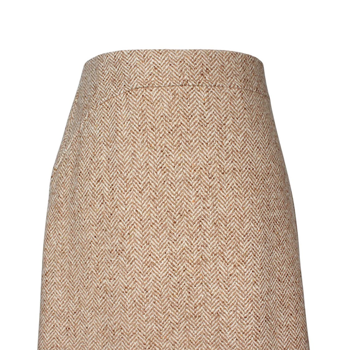 막스마라 딥베이지 헤링본 스커트 66 상품이미지4