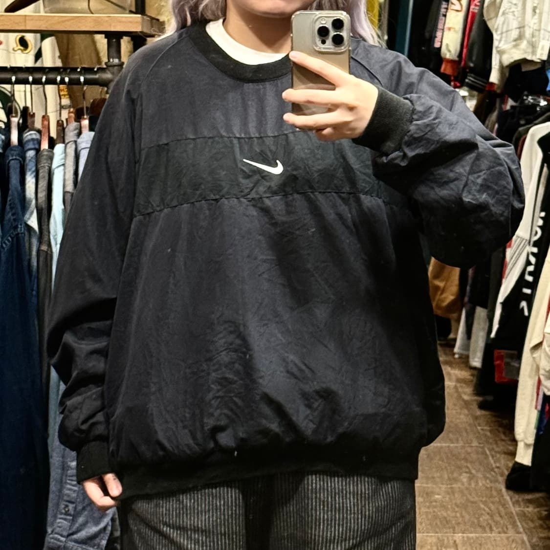 [HI] 나이키 올드스쿨 웜업 블랙 상품이미지1